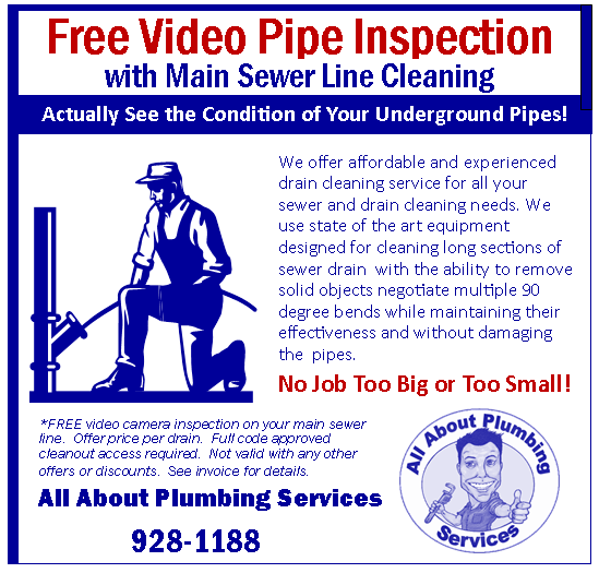 Video Pipe Inspection Coupon